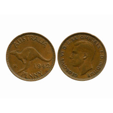 1 пенни Австралии 1942 г.