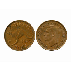 1 пенни Австралии 1943 г.