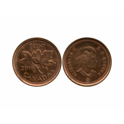 1 цент Канады 2010 г.