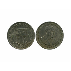 1 рупия Маврикий 2002 г.