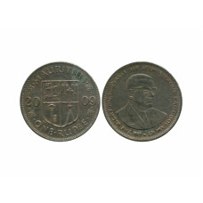 1 рупия Маврикий 2009 г.