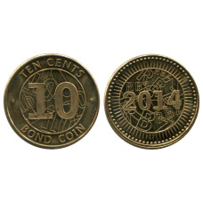10 центов Зимбабве 2014 г. (UC)