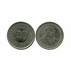 20 центов Маврикий 2001 г.