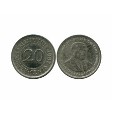 20 центов Маврикий 2001 г.