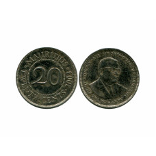 20 центов Маврикий 2003 г.