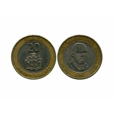 20 долларов Ямайки 2006 г.
