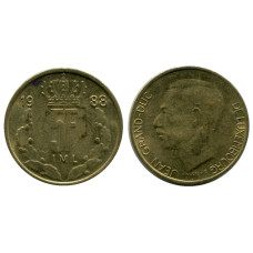 5 франков Люксембурга 1988 г.