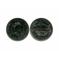 25 центов Канады 1992 г. Британская Колумбия