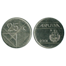 25 центов Арубы 2001 г.