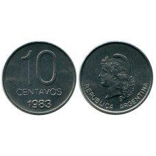 10 сентаво Аргентины 1983 г.