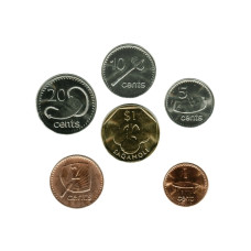 Набор из 6-ти монет Фиджи