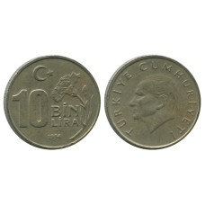 10 бин лир Турции 1994 г., Ататюрк