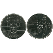 200 эскудо Португалии 1992 г., XXV летние Олимпийские Игры, Барселона 1992