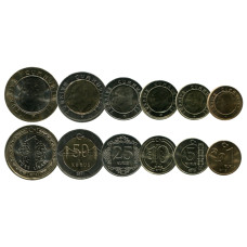 Набор из 6-ти монет Турции разные года