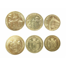 Набор 3 монеты Сербии 2021 г.