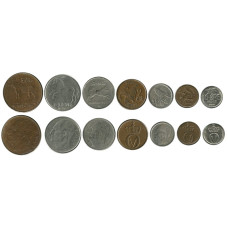 Набор из 7-ми монет Норвегии (разные года)