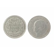 10 центов Нидерландов 1936 г.