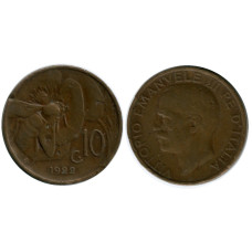 10 чентезимо Италии 1922 г.