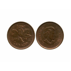1 цент Канады 2006 г. немагнитная