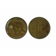 1 франк Бельгийский Конго 1946 г.