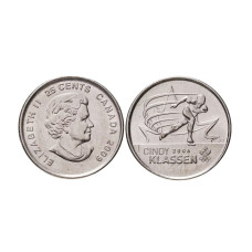 25 центов Канады 2009 г. Синди Классен
