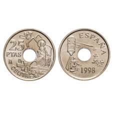 25 песет Испании 1998 г. Сеута