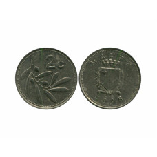 2 цента Мальты 1995 г.