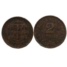 2 сентаво Португалии 1918 г.