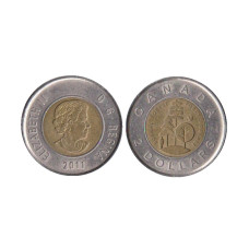 2 доллара Канады 2011 г. Тайга - половина суши Канады