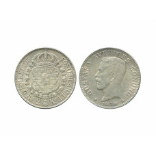 2 кроны Швеции 1939 г. (серебро) 1