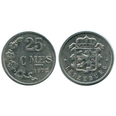 25 сантимов Люксембурга 1972 г.
