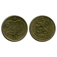 20 геллеров Чехословакии 1972 г.