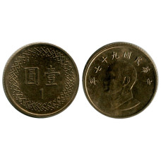 1 доллар Тайвань 1981-2012 гг. (UC)