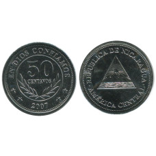 50 сентаво Никарагуа 2007 г.