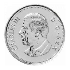 50 центов Канады 2025 г. Карл III