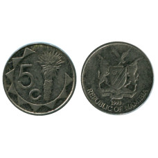 5 центов Намибии 1993 г.
