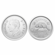 5 центов Канады 2023 г. Карл III
