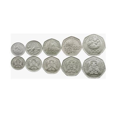 Монета Набор 5 монет Сан-Томе и Принсипи 1997 г.