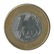 1 реал Бразилии 2004 г. 1 реал Бразилии 2004 г.