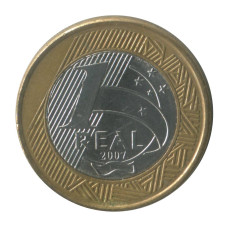 1 реал Бразилии 2007 г. 1 реал Бразилии 2007 г.