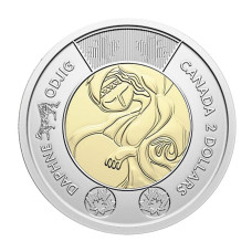 2 доллара Канады 2025 г. Творчество Дафны Оджиг