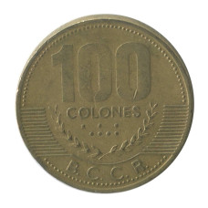 100 колонов Коста-Рики 1997 г. 