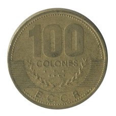 100 колонов Коста-Рики 1998 г. 