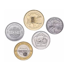 Набор 5 монет Сирии 1993-2006 гг. Достопримечательности
