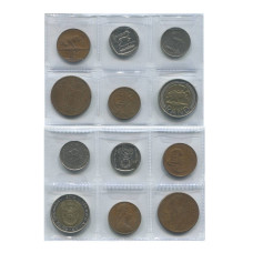 Набор 6 монет разных стран мира. Животные (1)