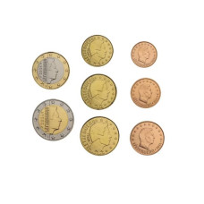 Набор 8 евро монет Люксембурга 2024 г.