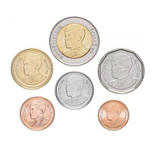 Набор 6 монет Таиланда 2019-2022 гг. Король Рама Х