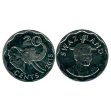 20 центов Свазиленда 2015 г., Слон