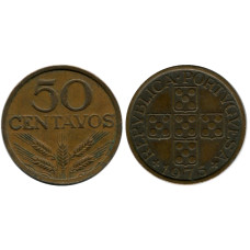 50 сентаво Португалии 1975 г.