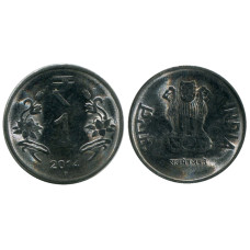 1 рупия Индии 2014 г.